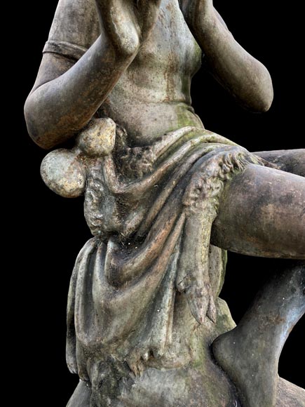 Foundry DURENNE – Young Shepherd Daphnis Playing the Flute Foundry DURENNE – Young Shepherd Daphnis Playing the Flute-5