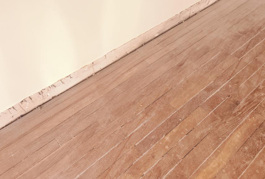 Batch of 11m² of linear oak parquet in 7.5cm-2