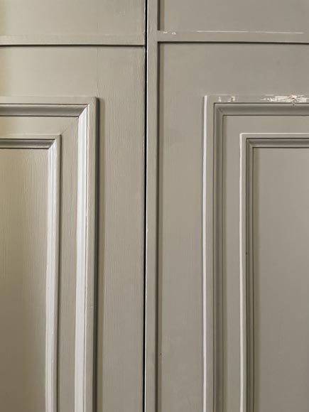 Pair of Double Doors with Architectural Surrounds, Louis XVI Style, 19th Century-6