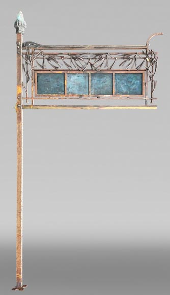 Art Nouveau Shopfront Ironwork Ensemble-6