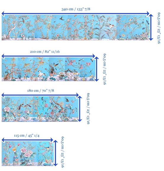 Eugène COLLINOT (1824-1882), 3 sets of decorative Japanese-style earthenware plaques Eugène COLLINOT (1824-1882), 3 sets of decorative Japanese-style earthenware plaques-15