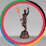 “The oarsman”, statuette of a regule nautical race winner