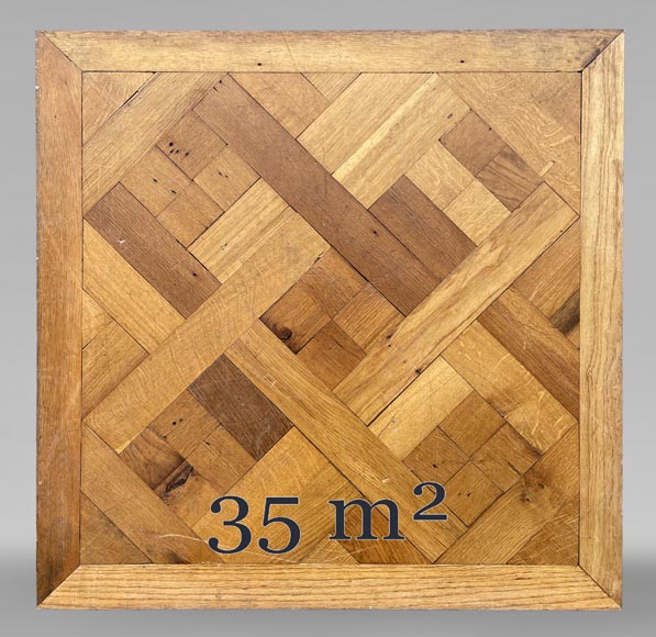 Approximately 35 m² of Versailles-style parquet flooring Approximately 35 m² of Versailles-style parquet flooring-0