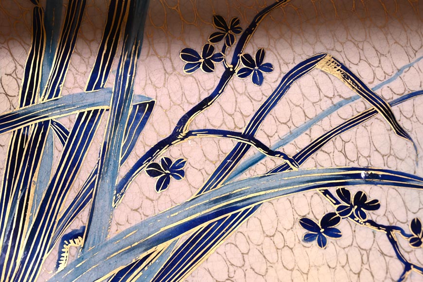 MAISON Alphonse Giroux – Japonisant decorative porcelain dish MAISON Alphonse Giroux – Japonisant decorative porcelain dish-4