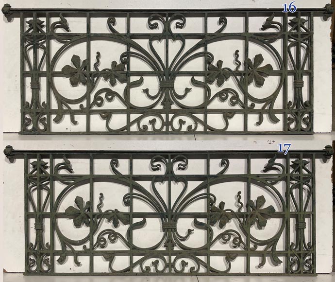 Set of Wrought Iron Window Railings Set of Wrought Iron Window Railings-4