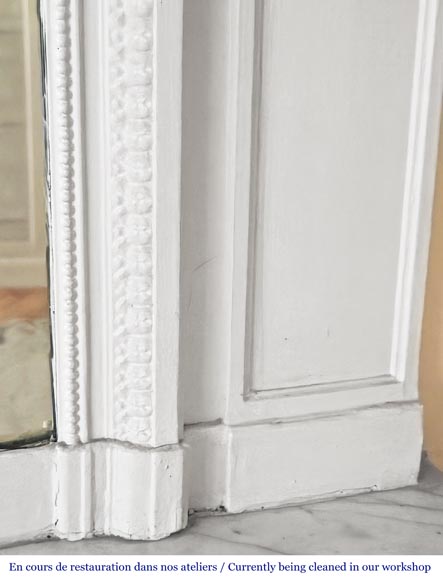 Louis XVI style trumeau decorated with floral garlands Louis XVI style trumeau decorated with floral garlands-3