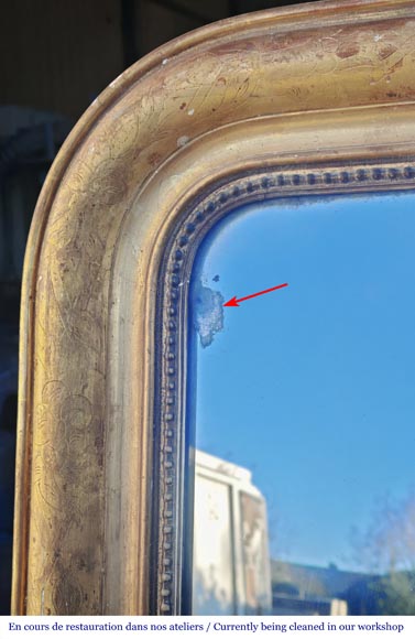 Gilded Louis Philippe style trumeau-2