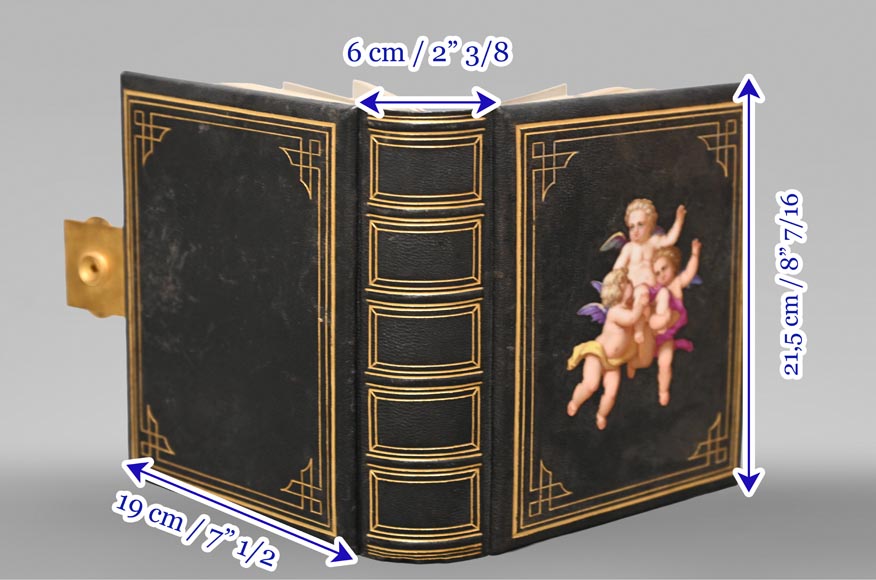 Julien-Nicolas Rivart (1802-1867) – Photo album with porcelain marquetry decoration on leather Julien-Nicolas Rivart (1802-1867) – Photo album with porcelain marquetry decoration on leather-12