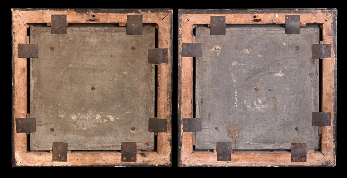 Antonio Salviati (Vicenza, 1816 – Venice, 1890), attributed to Pair of mosaic portraits of Gioachino Rossini and Baldassarre Peruzzi-5