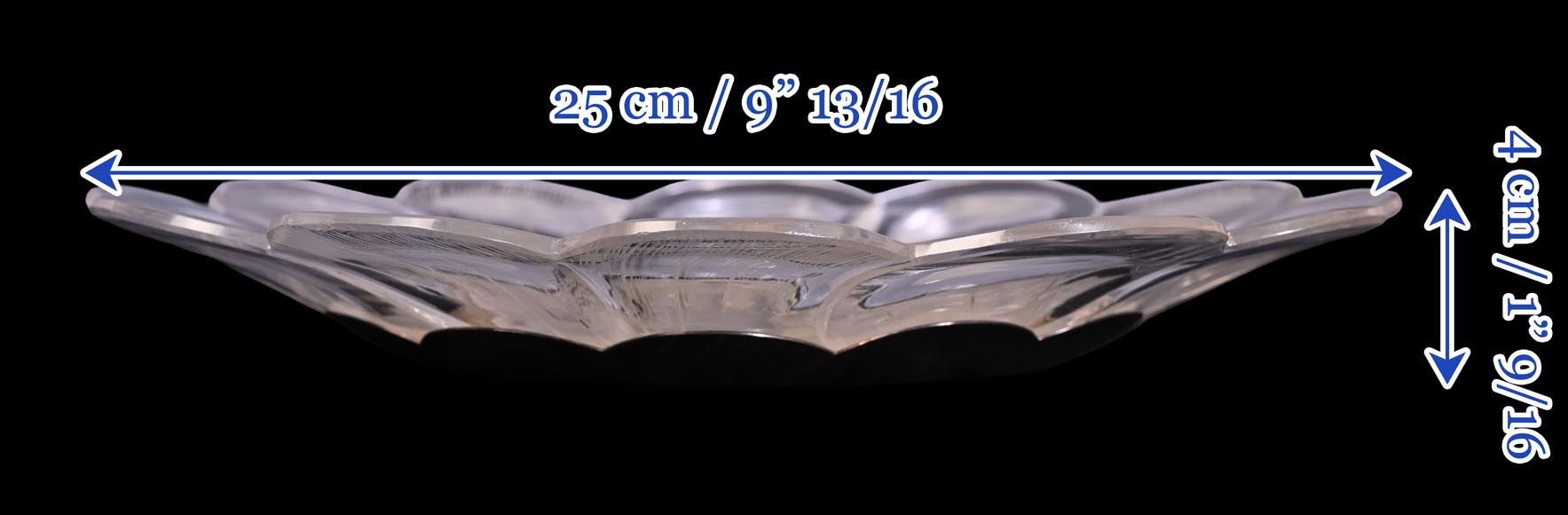 Maison CARDEILHAC, decorative plate in glass and gilt silver-7