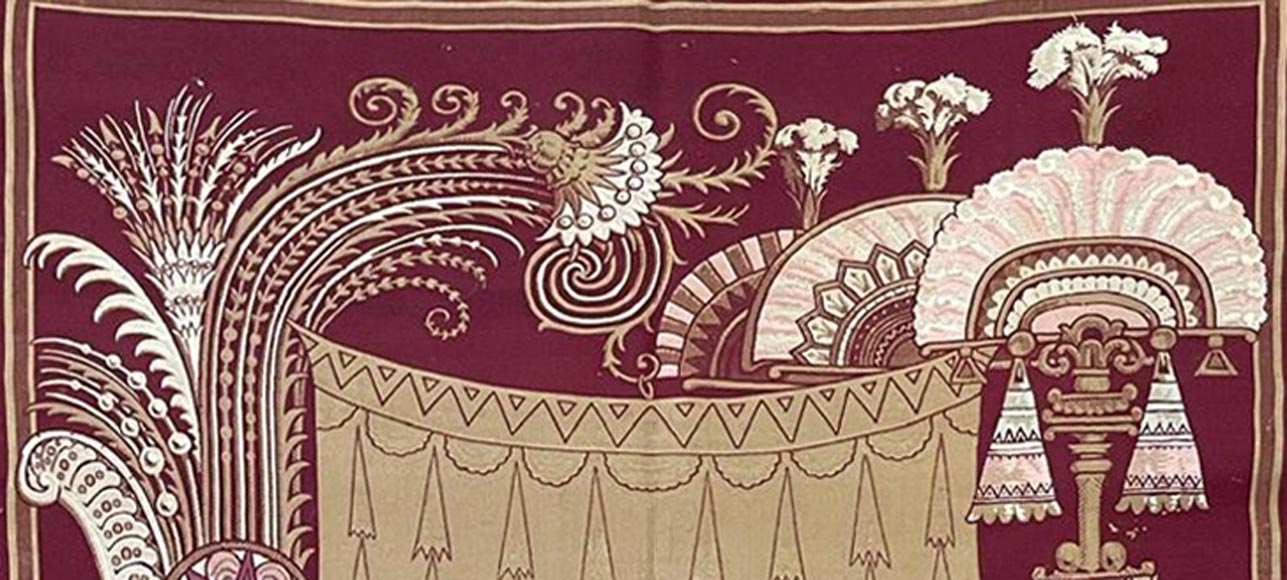 Amonasro and Aida, Italian tapestries-6