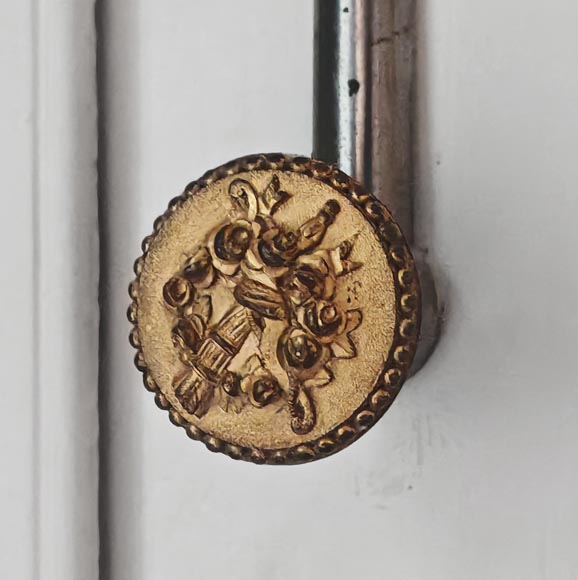 Set of 4 double doors in carved wood-16