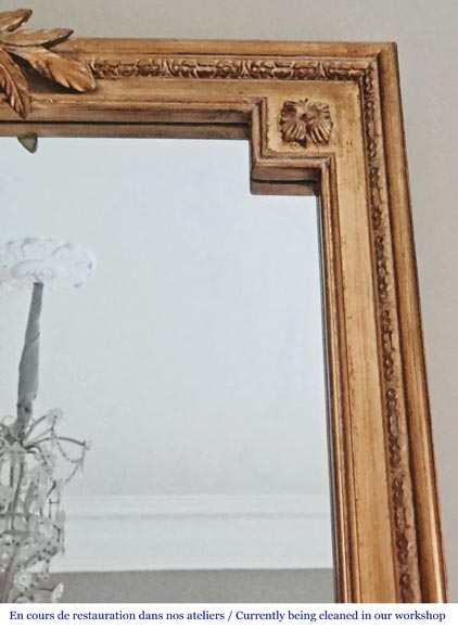  Gilded trumeau in the Napoleon III style-3