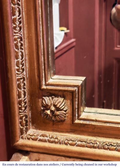 Gilded trumeau in the Napoleon III style-5