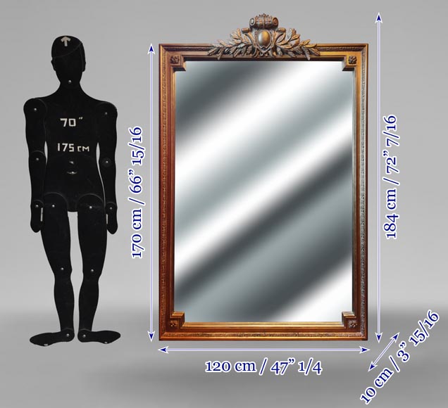 Gilded trumeau in the Napoleon III style-6