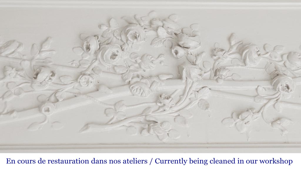 Louis XVI style trumeau with a rose crown-2