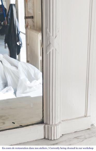 Louis XVI style trumeau with a rose crown-5