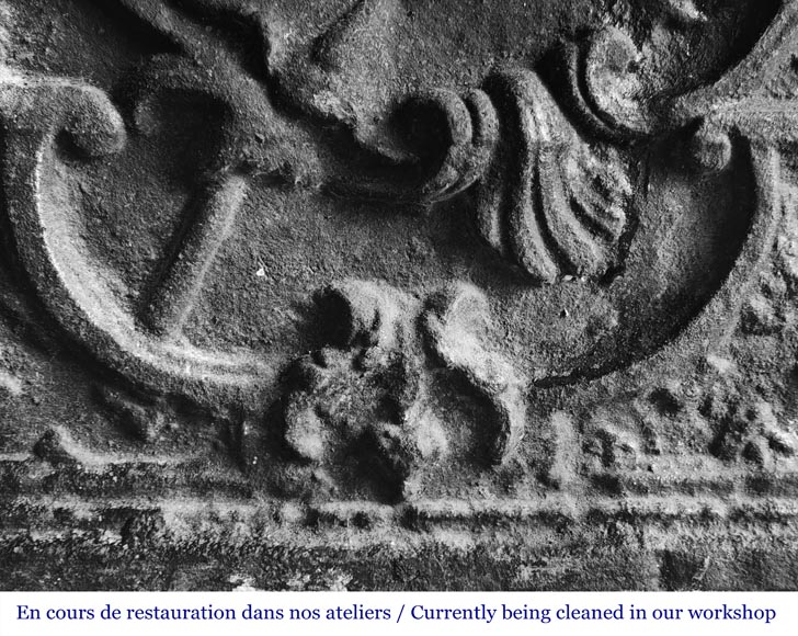 Fireplace plaque with lion coat of arms Fireplace plaque with lion coat of arms-6