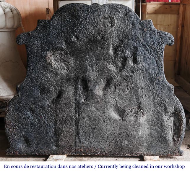 Fireplace plaque with lion coat of arms Fireplace plaque with lion coat of arms-7