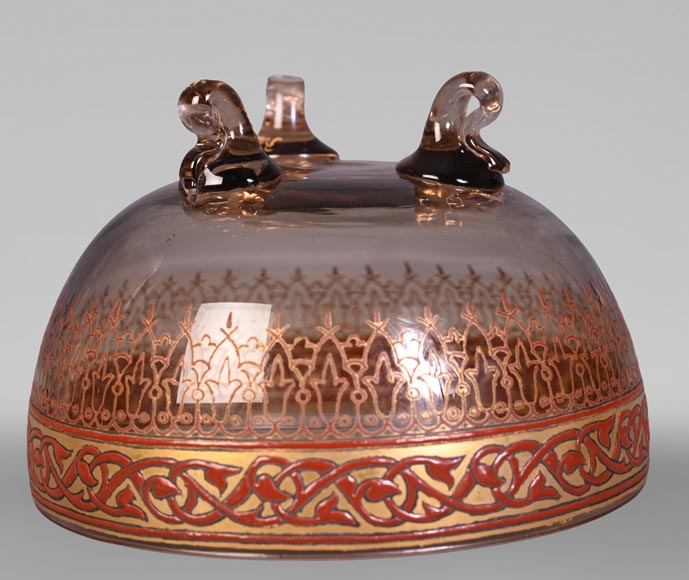 Philippe-Joseph Brocard (1831-1896), Oriental-style bowl, signed under the base.-3