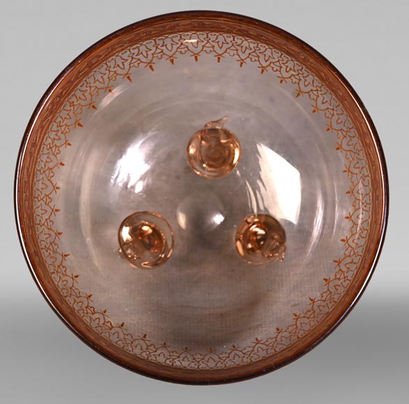 Philippe-Joseph Brocard (1831-1896), Oriental-style bowl, signed under the base.-4