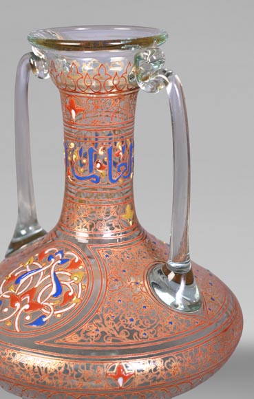 Philippe-Joseph BROCARD (1831-1896), Orientalizing vase-4