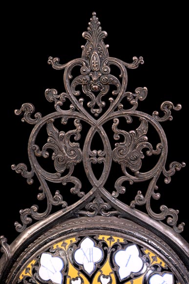 BOYE Charles, Table clock with orientalist decoration BOYE Charles, Table clock with orientalist decoration-1