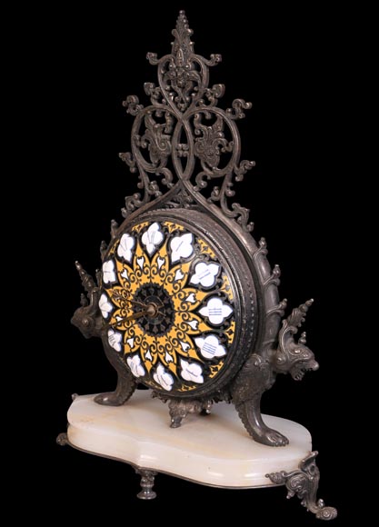 BOYE Charles, Table clock with orientalist decoration BOYE Charles, Table clock with orientalist decoration-2