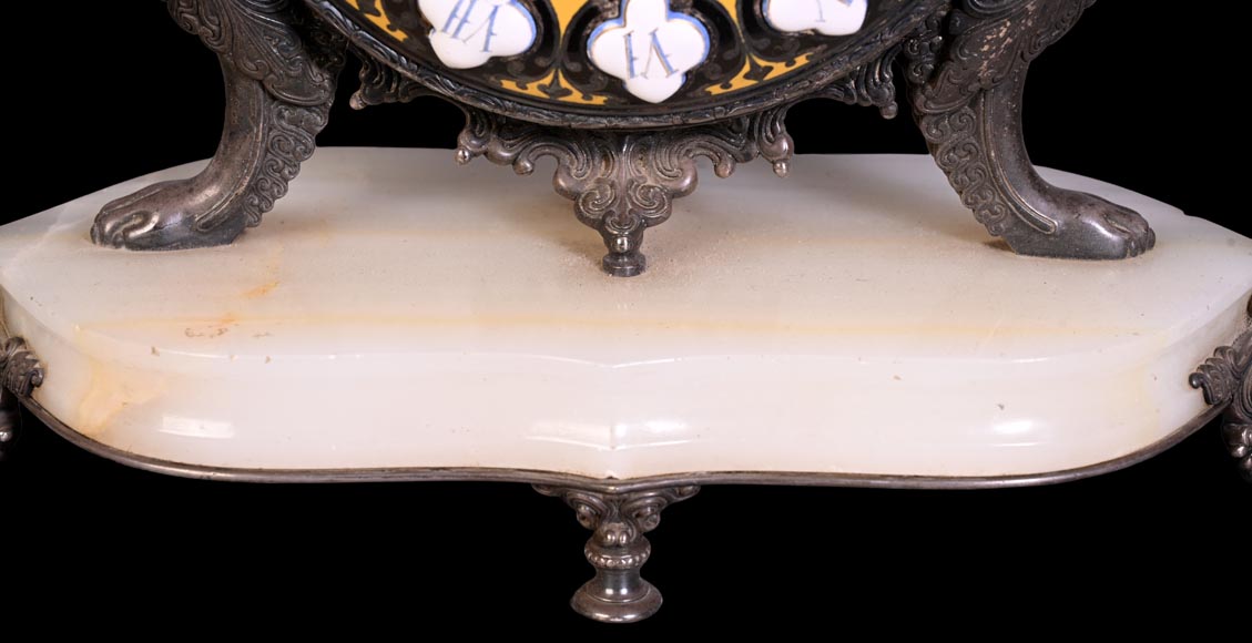 BOYE Charles, Table clock with orientalist decoration BOYE Charles, Table clock with orientalist decoration-5