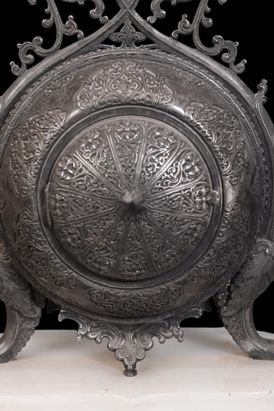 BOYE Charles, Table clock with orientalist decoration BOYE Charles, Table clock with orientalist decoration-9
