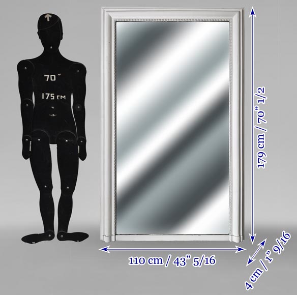 Louis XVI style trumeau with a pearl border-5