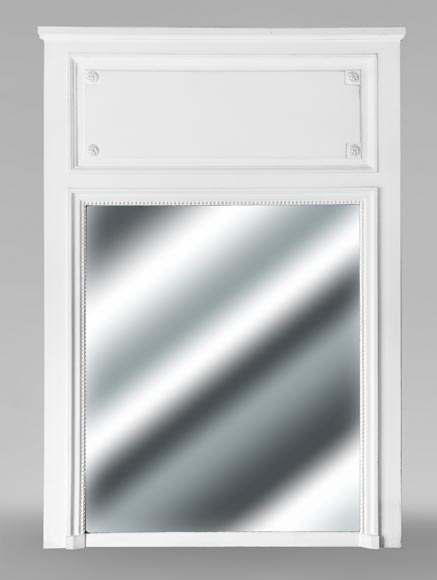 Louis XVI style trumeau with pearl decoration Louis XVI style trumeau with pearl decoration-0