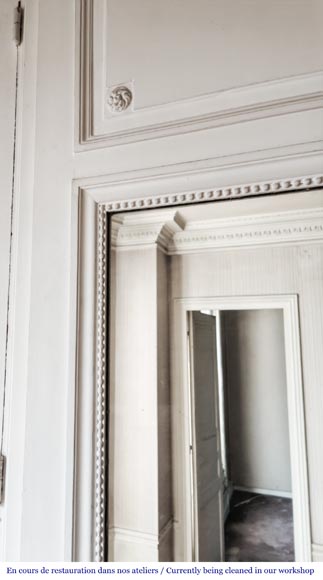 Louis XVI style trumeau with pearl decoration Louis XVI style trumeau with pearl decoration-1