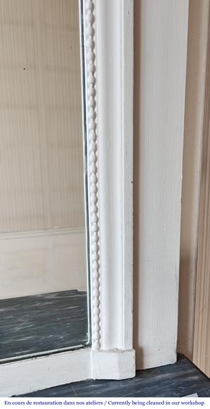 Louis XVI style trumeau with pearl decoration Louis XVI style trumeau with pearl decoration-4