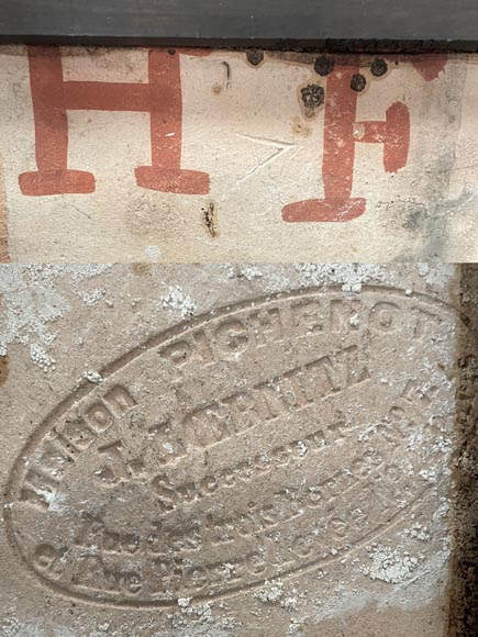 LOEBNITZ Jules (Maison Pichenot), Ebonized Wood and Iznik Style Faience Guéridon-11