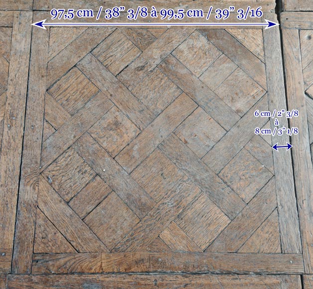 Louis XV period parquet flooring from Versailles in oak - Floors