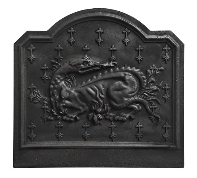 Fireplace plaque with the salamander motif of Francis Ist Fireplace plaque with the salamander motif of Francis Ist-0