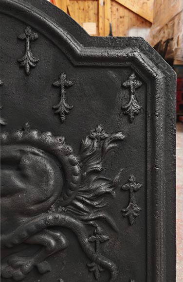 Fireplace plaque with the salamander motif of Francis Ist Fireplace plaque with the salamander motif of Francis Ist-1