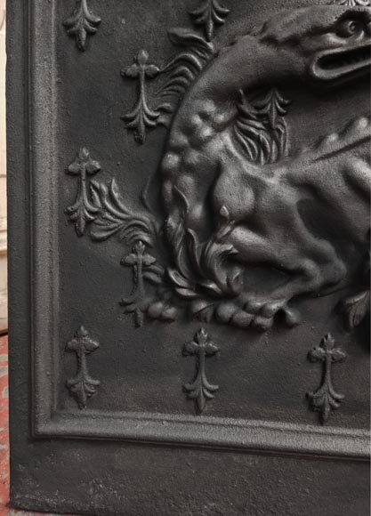 Fireplace plaque with the salamander motif of Francis Ist Fireplace plaque with the salamander motif of Francis Ist-4