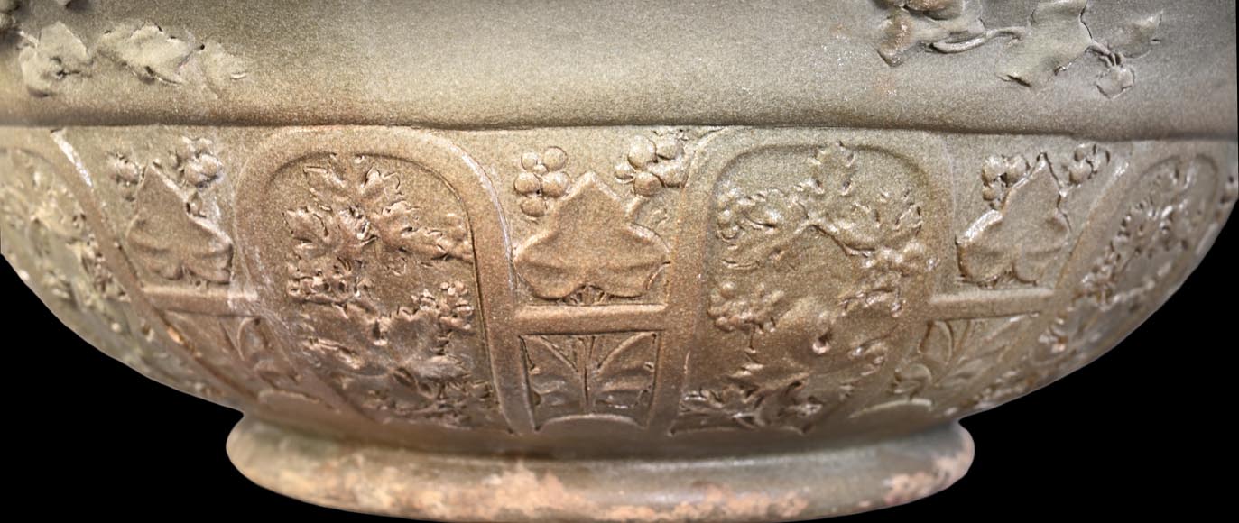Louis Robert Carrier-Belleuse, “Bacchus and Ariadne at Naxos” Faience -5
