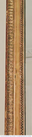 Napoleon III-style gilded pier mirror with foliate decoration Napoleon III-style gilded pier mirror with foliate decoration-2