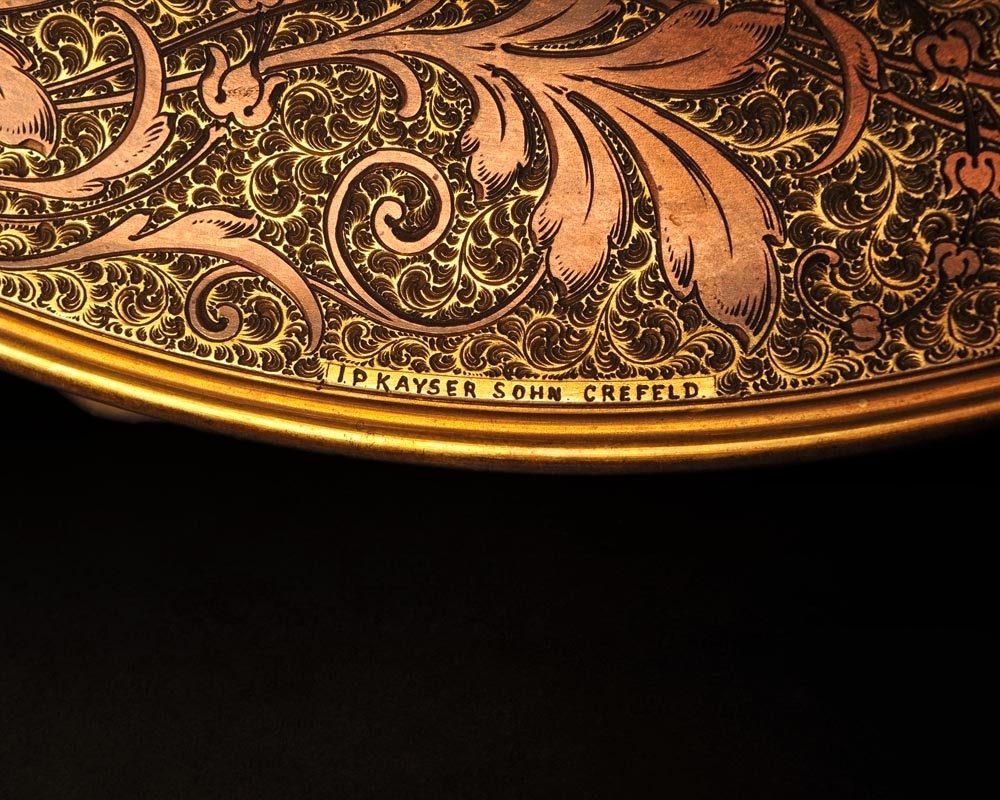 Maison KAYSER SOHN, Renaissance Personalities,  Pair of plates decorated in corviniello-3