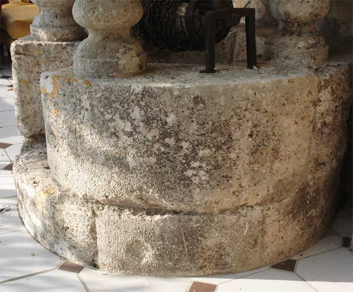Antique stone well from the 18th century-6