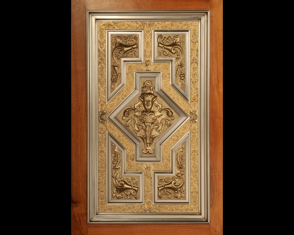 BERGUE Adolphe, An Exceptional Pair of Neo-Renaissance Doors-4