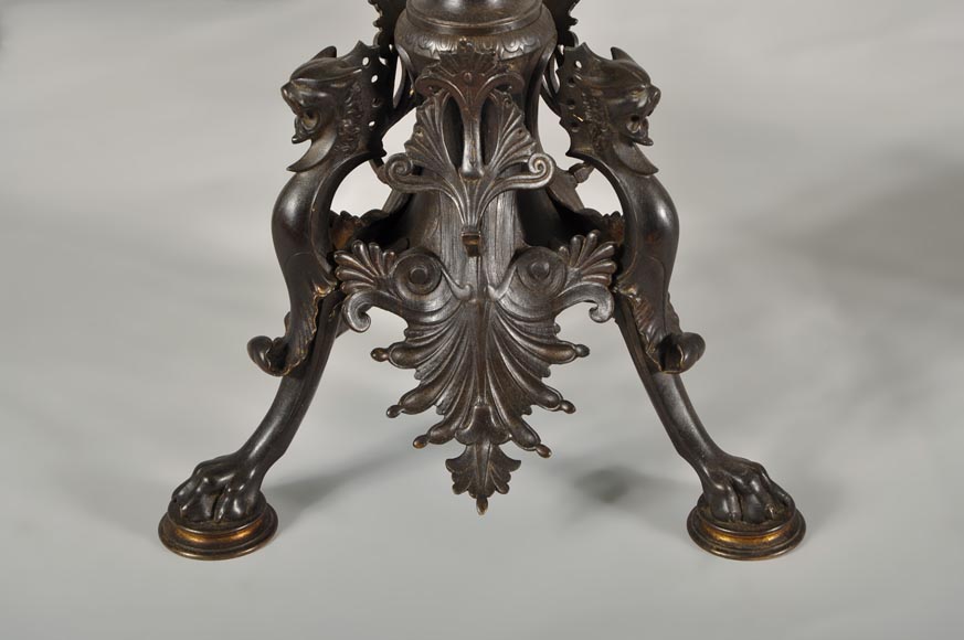 Pair of Candelabras with storks-7
