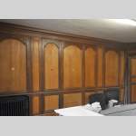18th century oak and fir wood paneled room