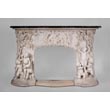 The Games of Childhood, extraordinary antique Statuary marble fireplace carved in high relief with putti