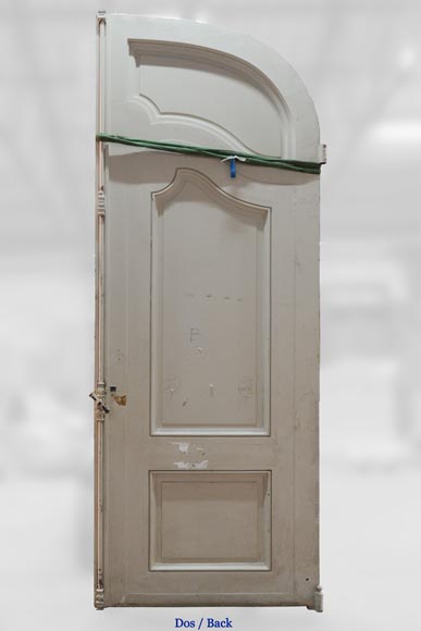Important and rare door from an Haussmannian building in oakwood, late 19th century -9