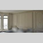 Antique paneled room