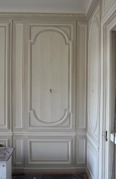 Antique paneled room-3